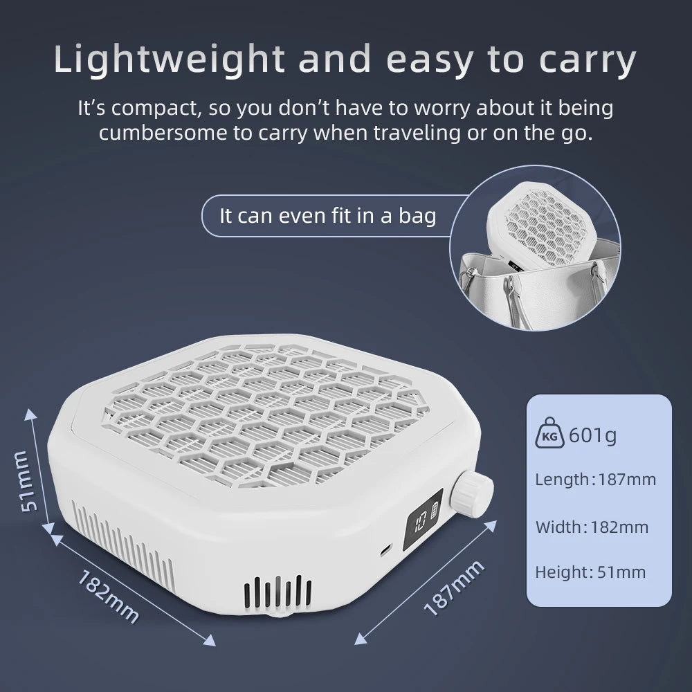 Rechargeable Cordless Nail Dust Collector for Manicures - 6
