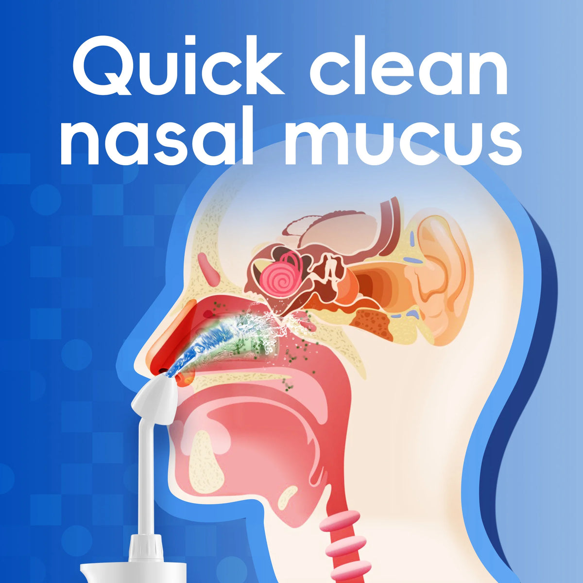 Portable Electric Nasal Irrigator for Sinus Relief