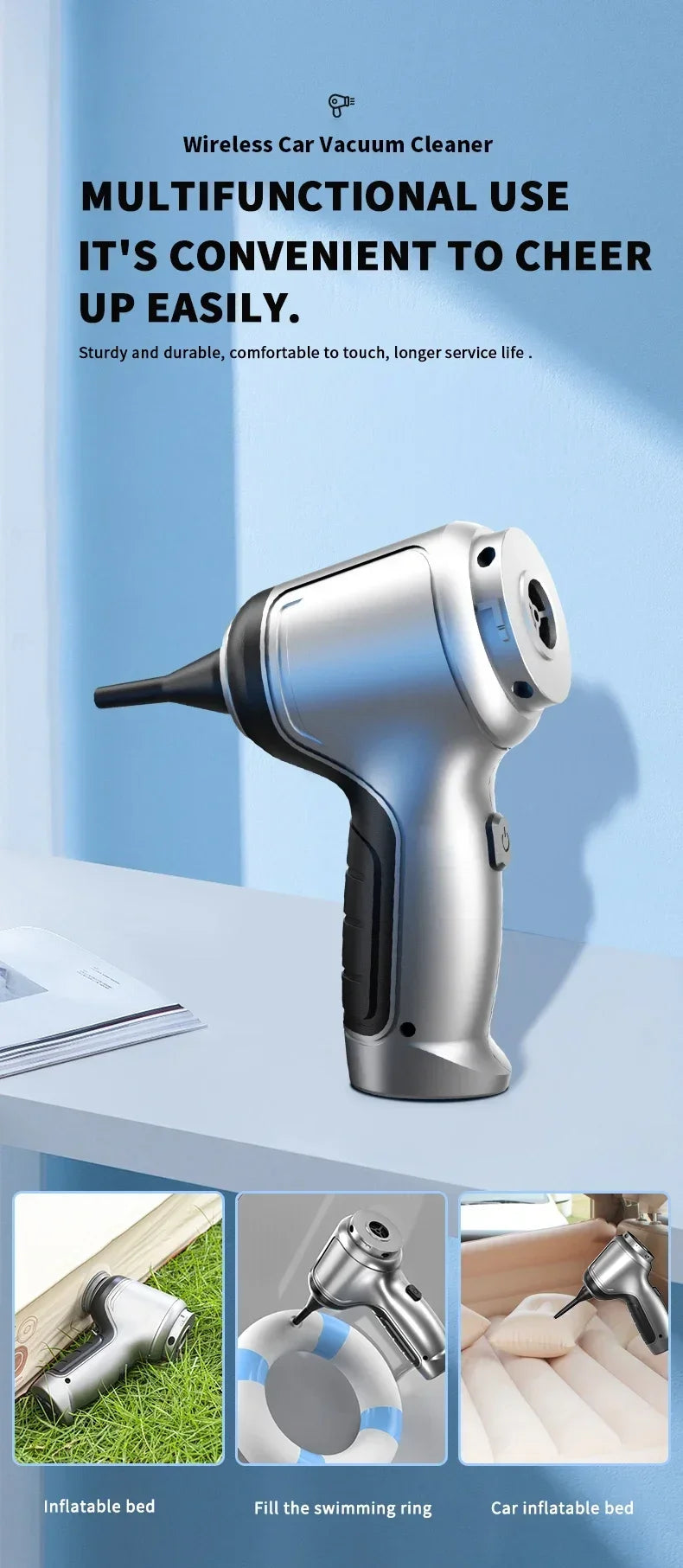 Cordless Handheld Car Vacuum Cleaner - 14