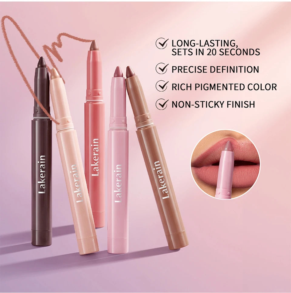 Waterproof Long-Lasting Matte Lip Liner Pencil - 10