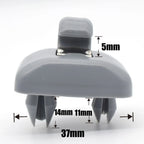 Replacement Gray Sun Visor Clips for Audi Vehicles