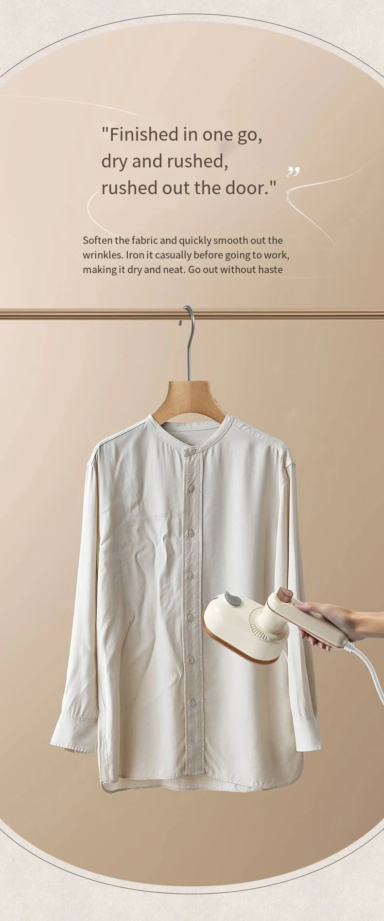 Portable Mini Rotating Electric Steam Iron for Travel