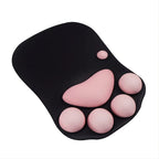 Ergonomic Cat Paw Wrist Rest Mouse Pad
