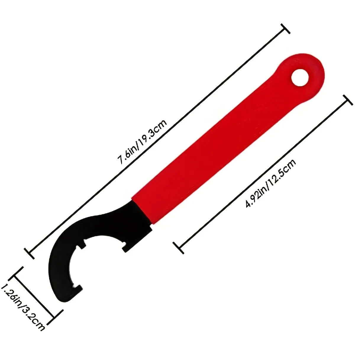 Heavy Duty Adjustable Hook Spanner Wrench Tool - 2