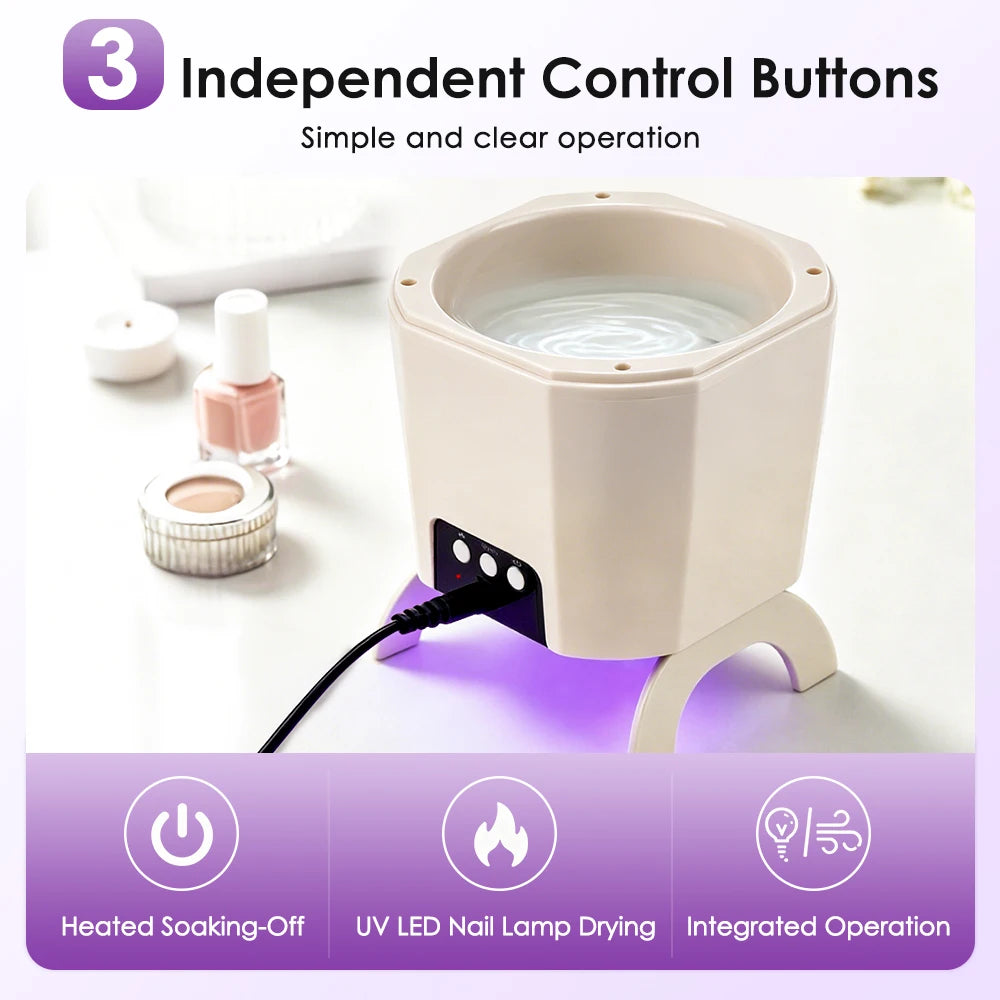 2-in-1 Electric Gel Nail Polish Remover and UV Dryer Machine