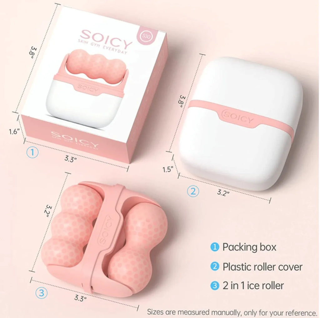 Double Ended Ice Roller for Face and Body