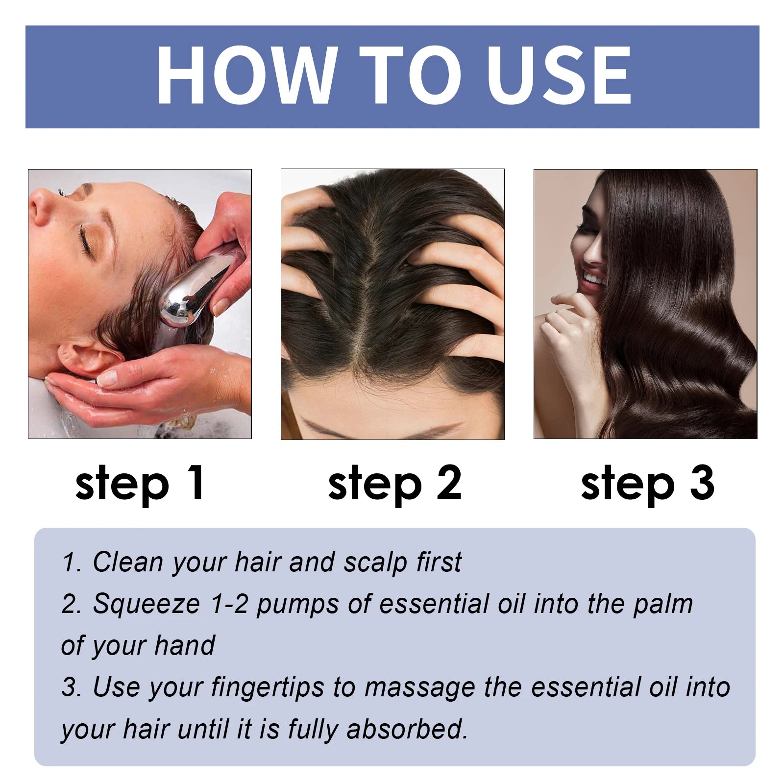 Lavender Hair Essential Oil for Repair and Anti-Frizz - 10
