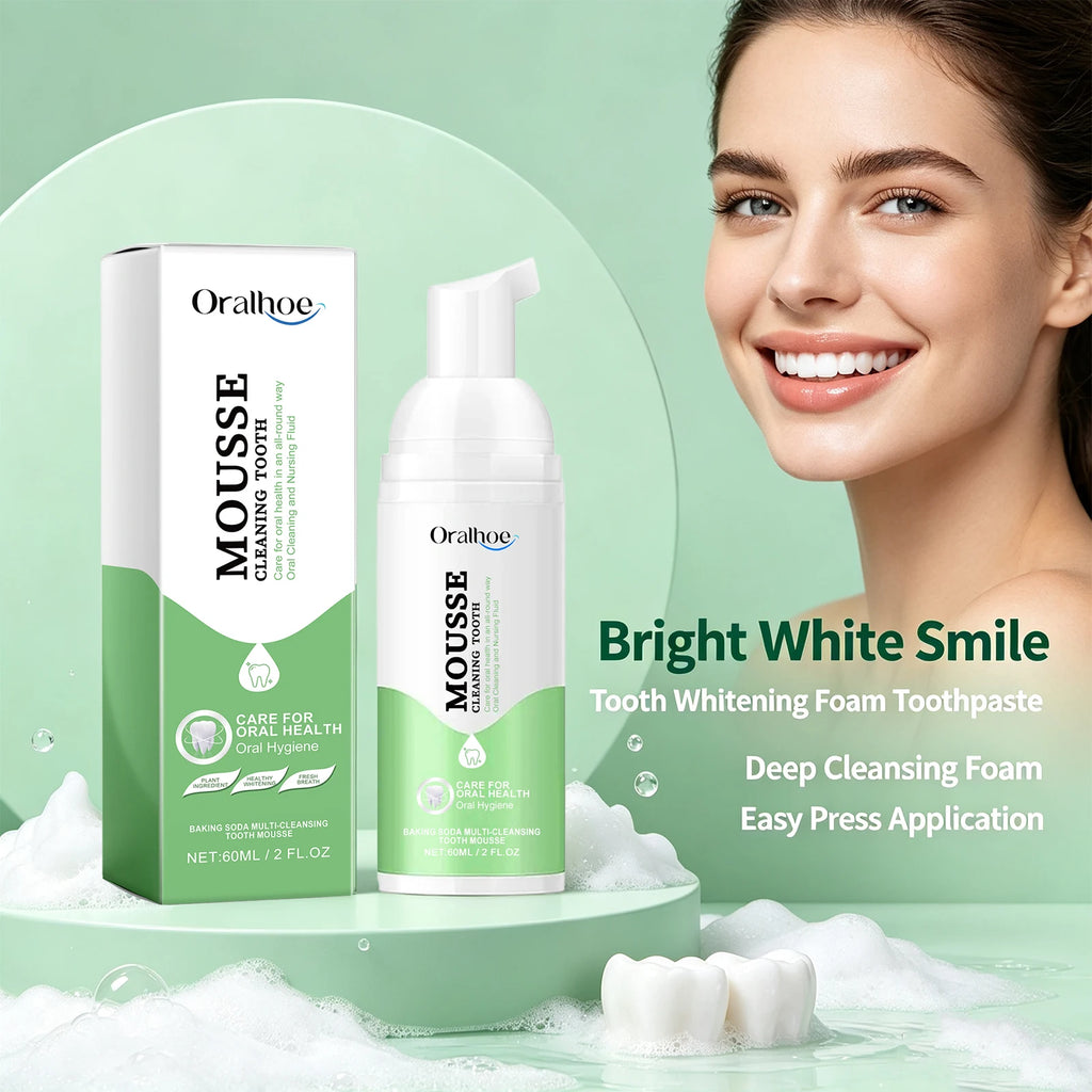 Whitening Foaming Toothpaste for Stain Removal