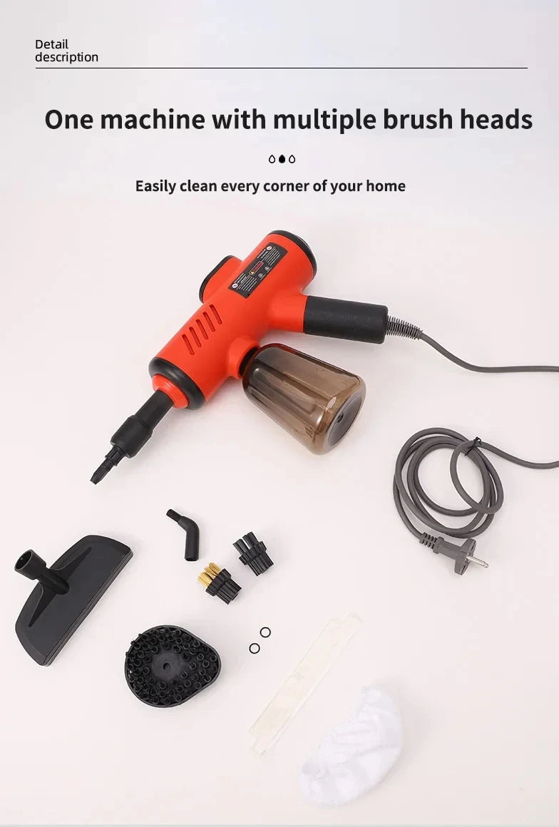 Handheld High-Pressure Steam Cleaner for Home and Kitchen