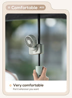 Portable USB Rechargeable Clip-On Cooling Fan