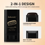 Temporary Hair Root Touch Up Stick with Built-in Comb