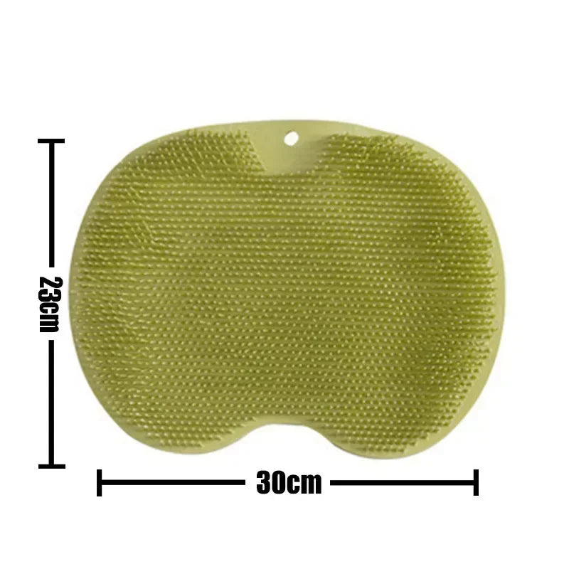 Non-Slip Silicone Shower Foot Scrubber and Massage Mat - 35