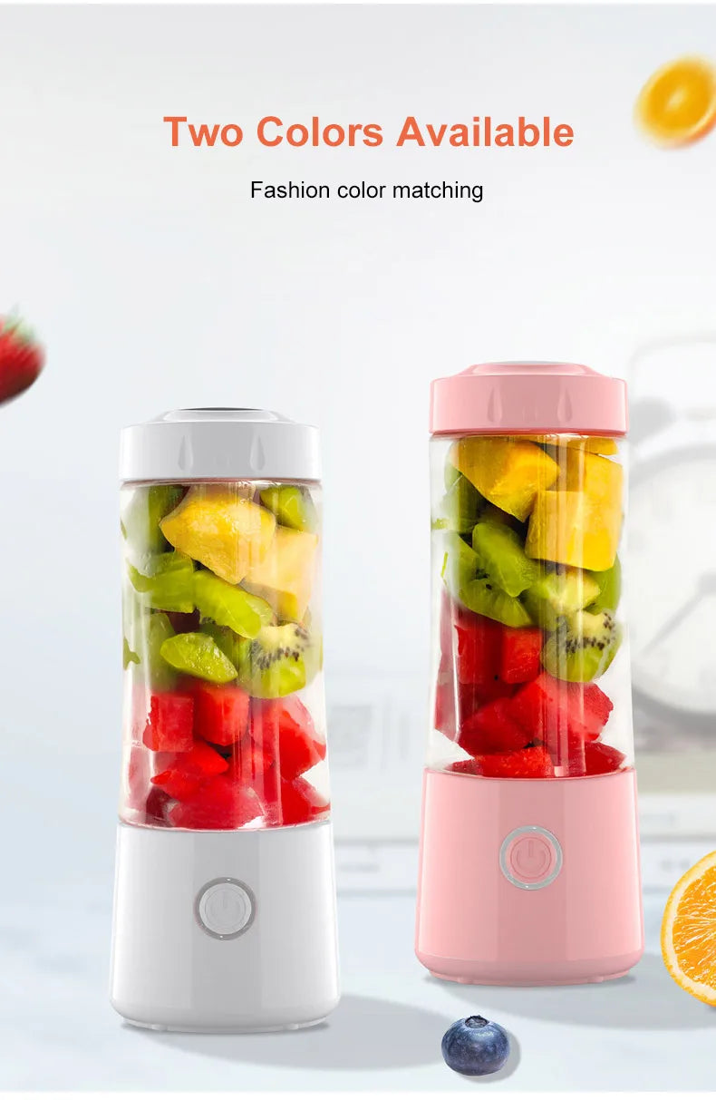 Portable Electric Rechargeable Juicer Blender Cup