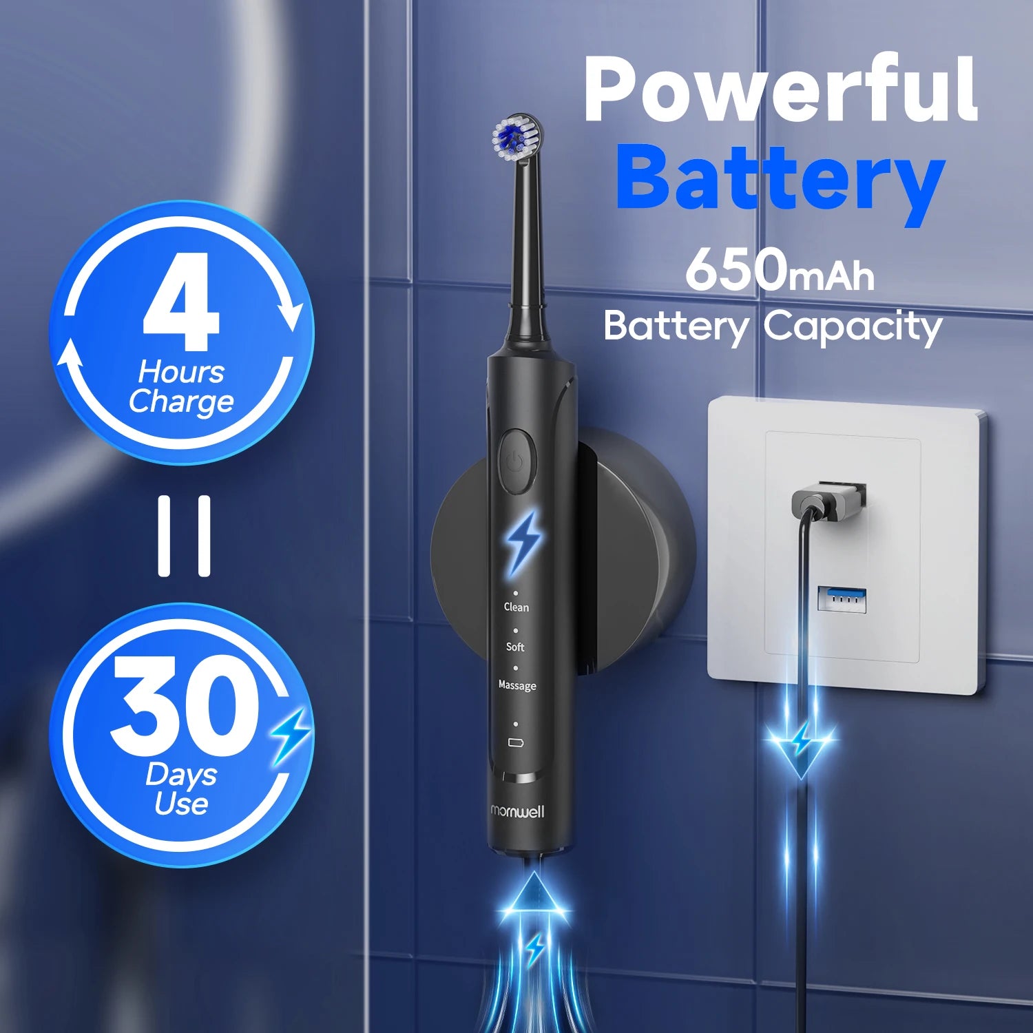 Electric Toothbrush and Water Flosser Combo - 6