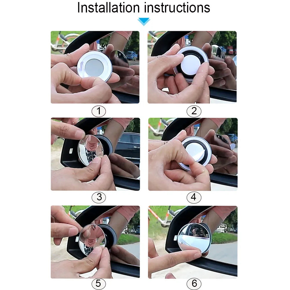 Adjustable Wide Angle Car Blind Spot Mirror