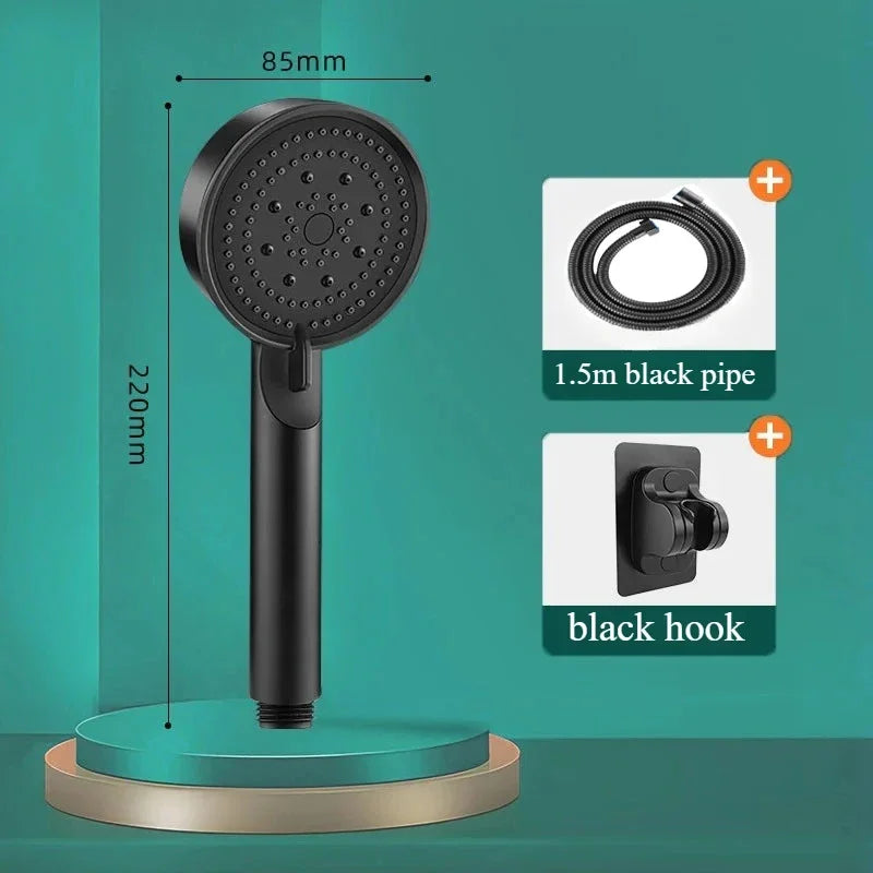 5-Mode High-Pressure Handheld Shower Head