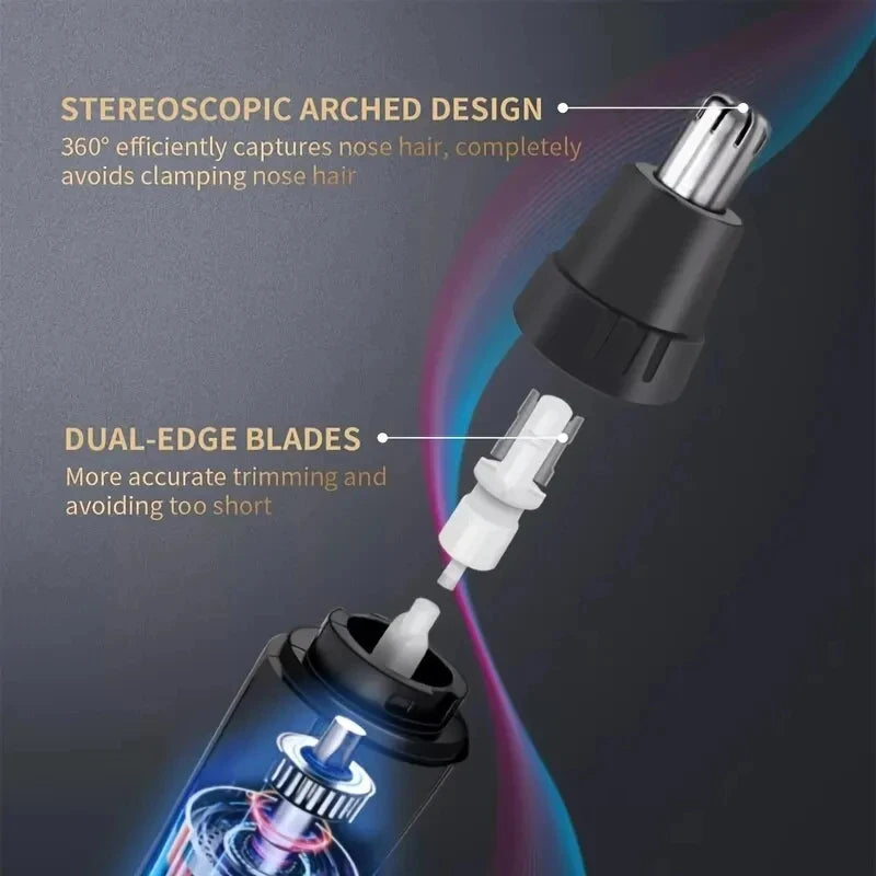 Electric Nose and Ear Hair Trimmer for Men and Women