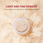 Matte Pink Loose Setting Powder for Oil Control and Pore Blurring