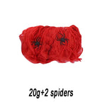 Artificial Spider Web for Halloween Decorations