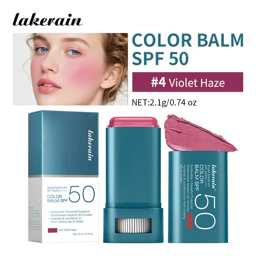 Tinted Sunscreen Blush Stick with SPF 50
