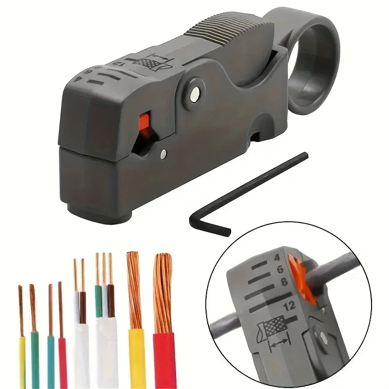 Automatic Rotary Coaxial Cable Stripper for RG6 and RG59 - 1