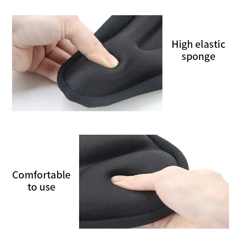 Comfortable Gel Padded Bicycle Saddle Seat Cover - 9