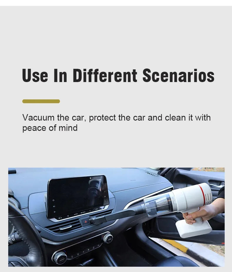 Cordless Handheld Car and Home Vacuum Cleaner - 20