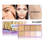 8-Shade Cream Concealer and Contouring Palette