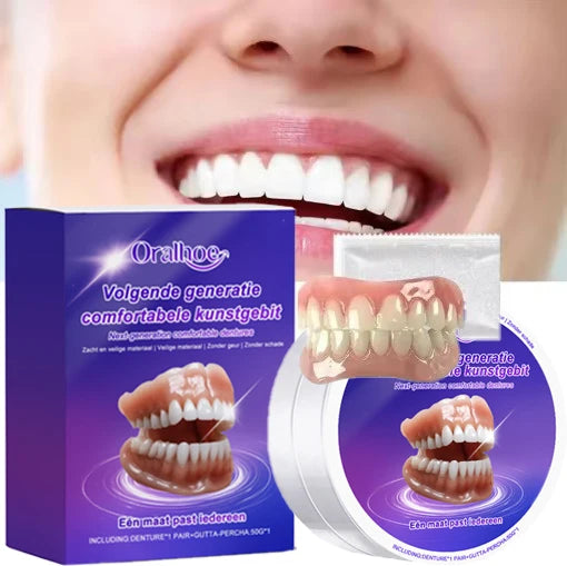 Flexible Silicone Denture Set for Instant Natural Smile - 4