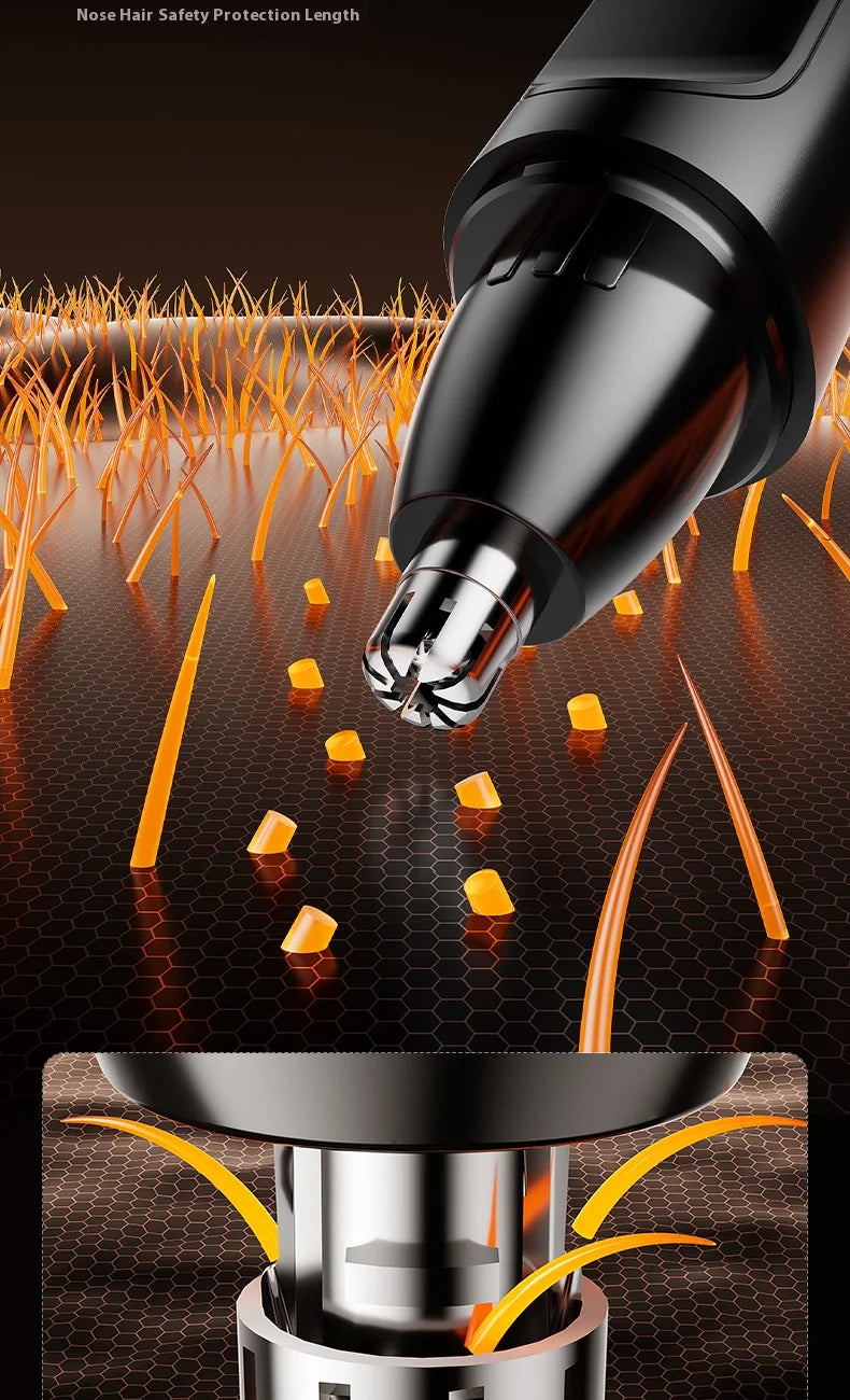 Rechargeable Electric Nose and Ear Hair Trimmer