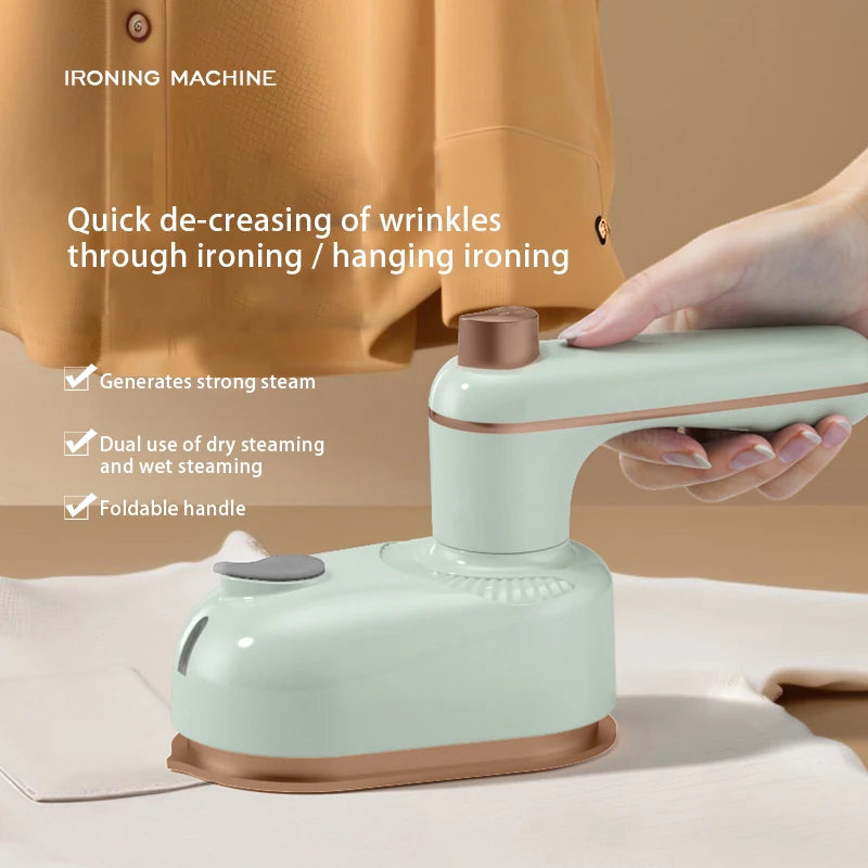 Portable Mini Rotating Electric Steam Iron for Travel - 1