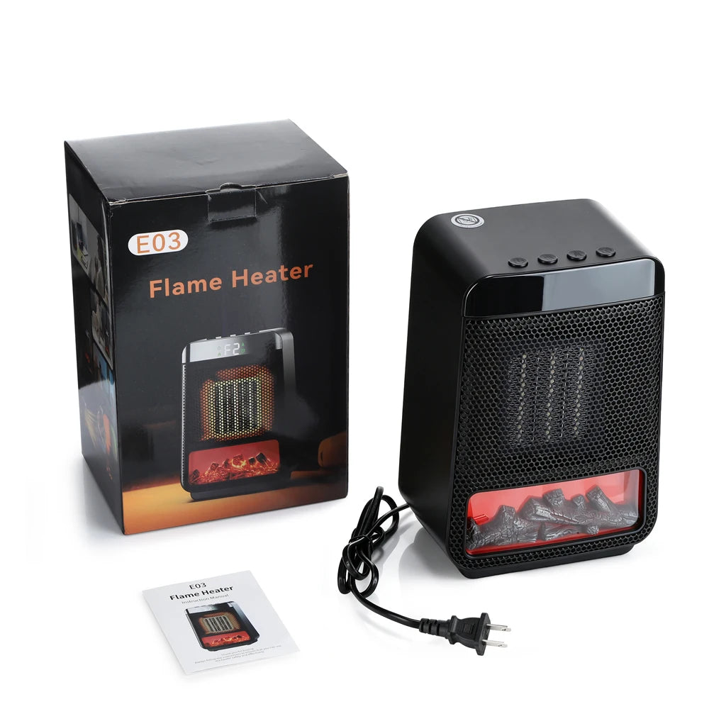 Portable Electric Space Heater with Digital Display - 21