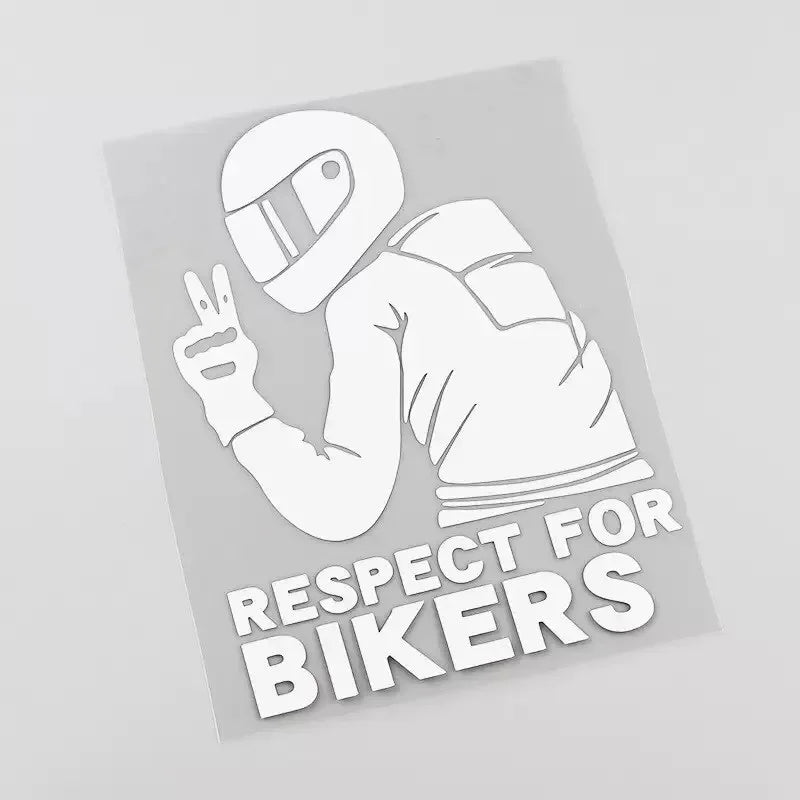Reflective Biker Helmet Decal for Motorcycles and Cars - 6