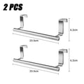 Stainless Steel Over-Cabinet Door Towel Rack