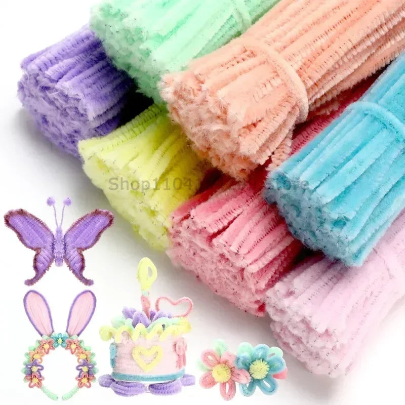 Colorful Chenille Stems for DIY Crafts and Handmade Art - 2