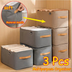Foldable Fabric Clothing and Closet Organizer Storage Box