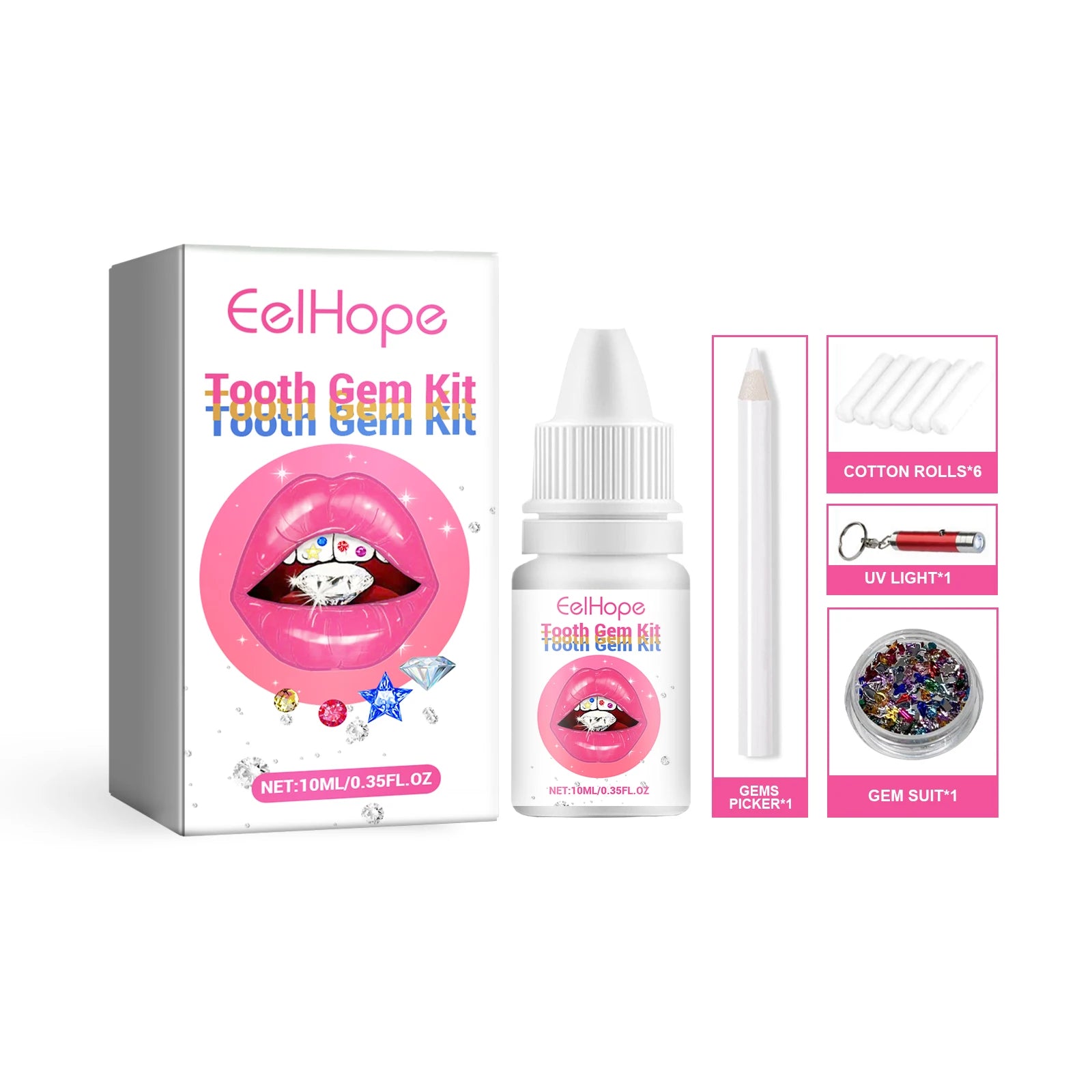Professional DIY Tooth Gem Jewelry Decoration Kit - 20