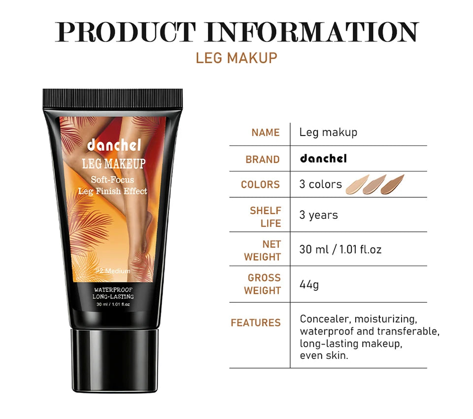 Waterproof Body Foundation and Leg Concealer - 17