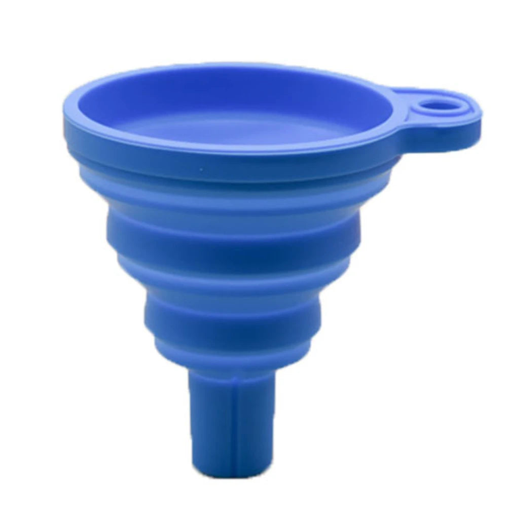 Collapsible Silicone Funnel for Car Oil and Fluid Changes