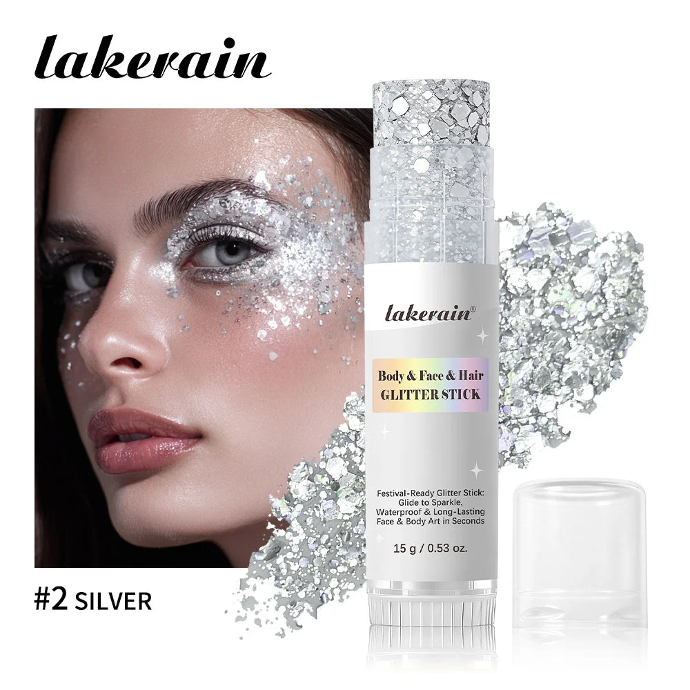 Waterproof Shimmer Glitter Stick for Face and Body - 25