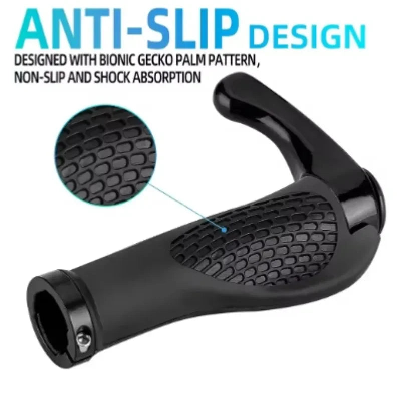 Ergonomic Anti-Slip Lock-On Bicycle Handlebar Grips - 3