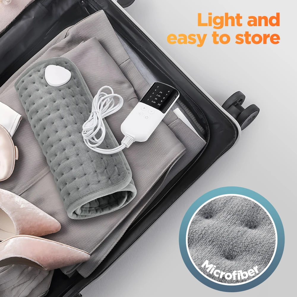 Electric Heating Pad for Pain Relief and Body Warming