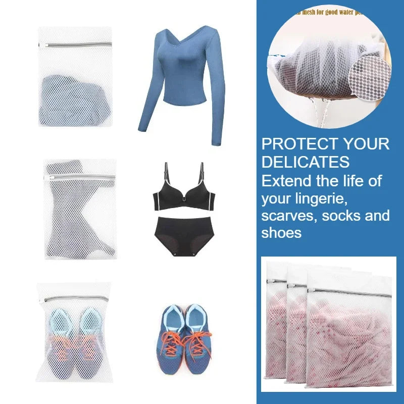 Honeycomb Mesh Laundry Wash Bags for Delicates