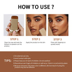 Matte Foundation Stick and Pressed Setting Powder Makeup Set