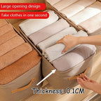 Foldable Fabric Clothing and Closet Organizer Storage Box