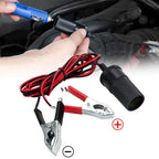 12V Car Battery Clip to Cigarette Lighter Socket Adapter