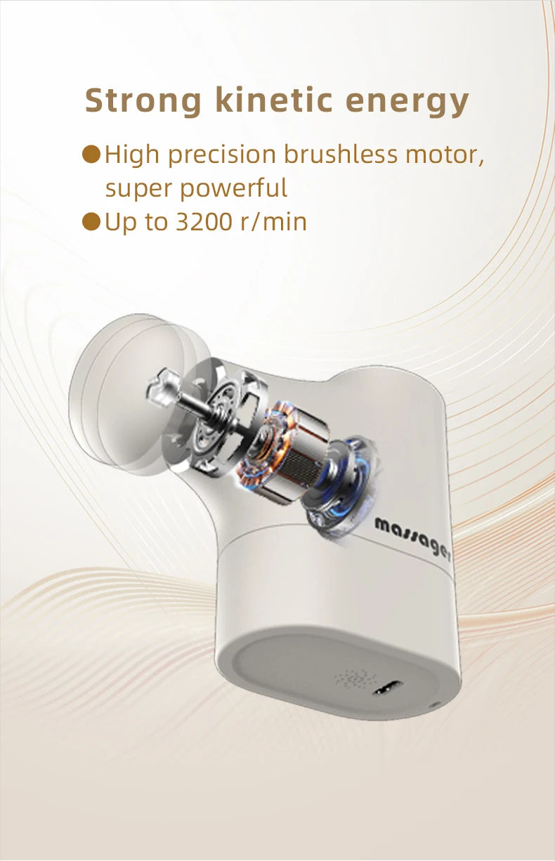 Portable Mini Deep Tissue Percussion Massage Gun - 13