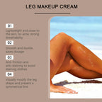 Waterproof Leg Makeup Concealer and Instant Bronzer Cream