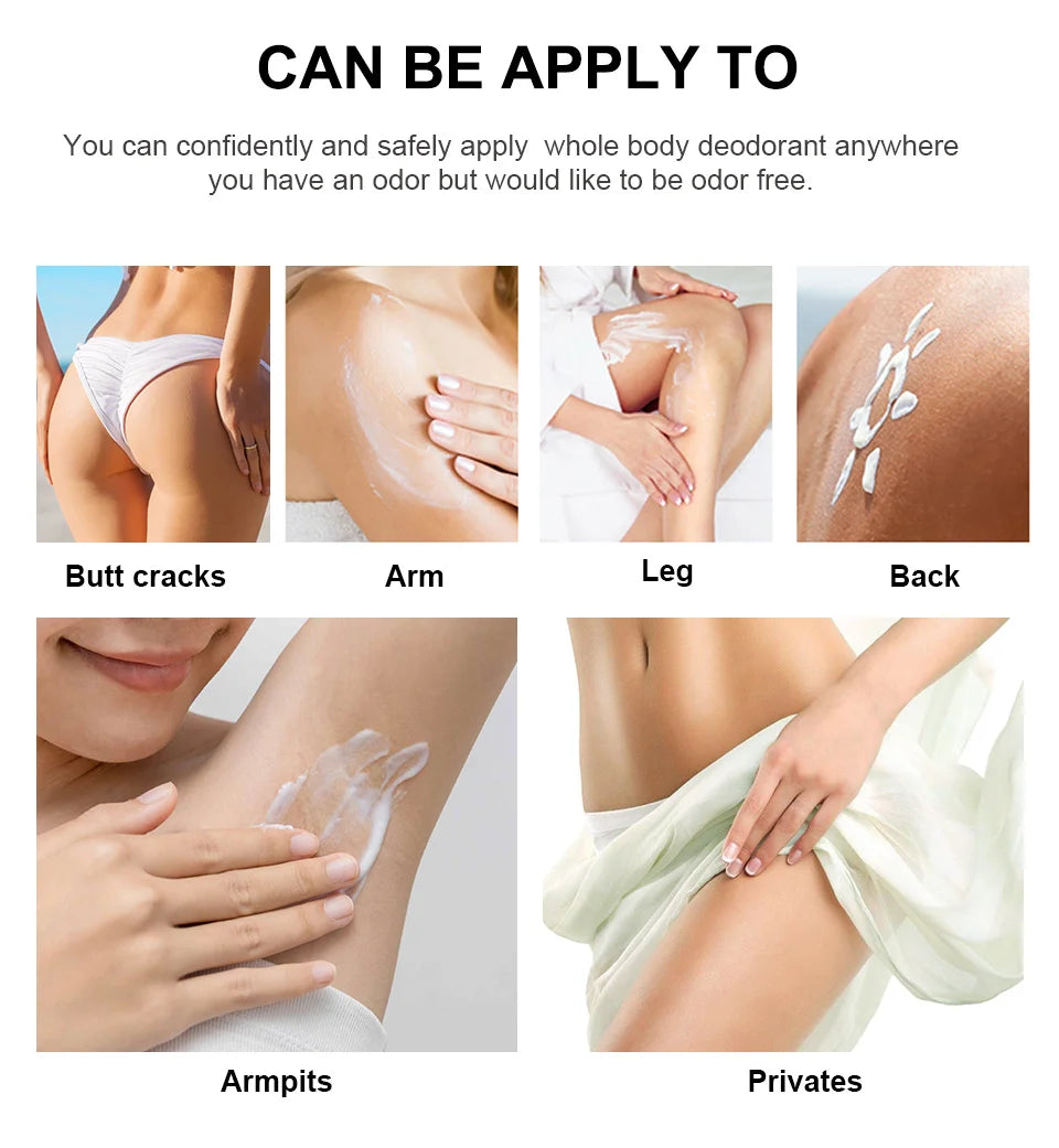 72-Hour Invisible Whole Body Deodorant Cream