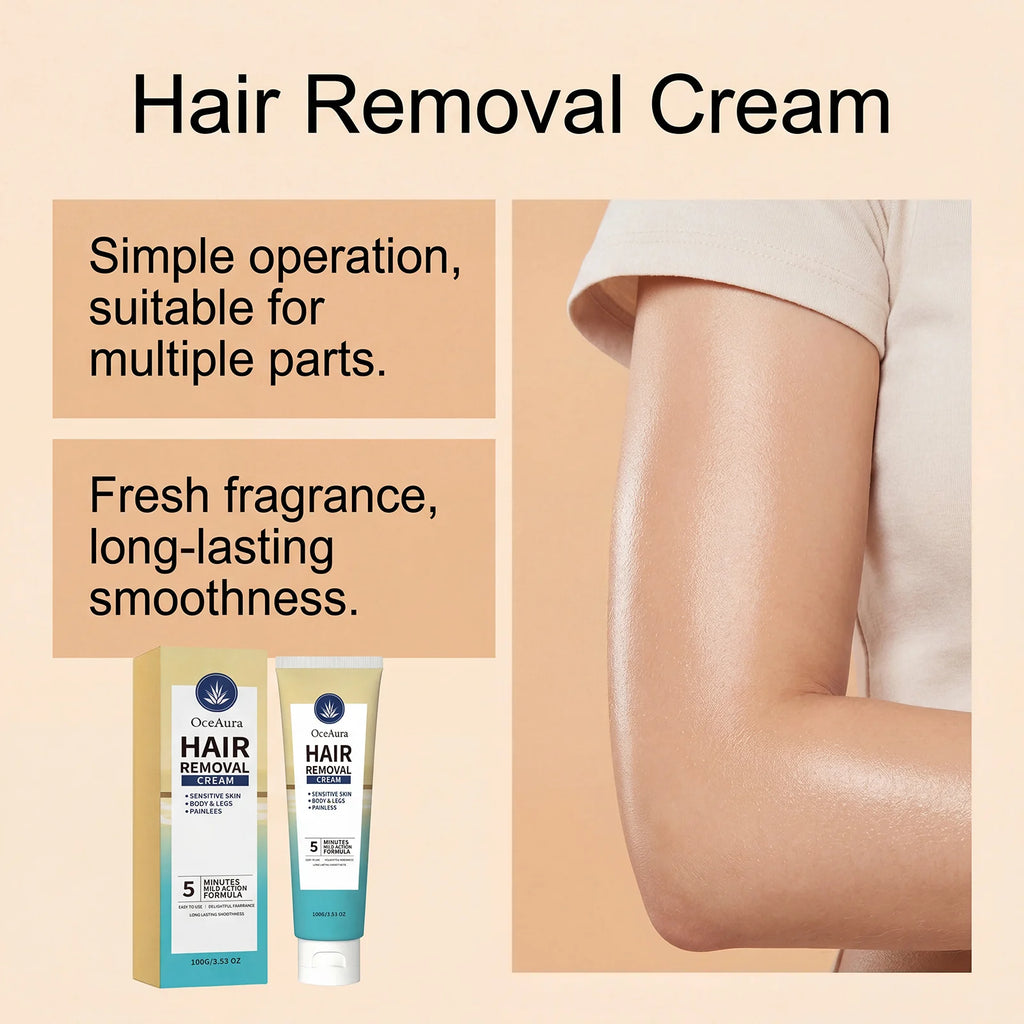 Painless Hair Removal Cream for Body and Sensitive Skin